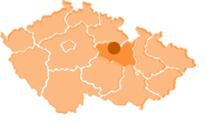 Mapa umístění školy v ČR